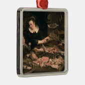 Der Fischhändler Ornament Aus Metall (Rechts)