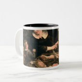 Der Fischhändler Zweifarbige Tasse (Vorderseite Links)