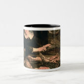 Der Fischhändler Zweifarbige Tasse (Mittel)