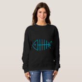 Der Fischknochen Sweatshirt (Vorne ganz)
