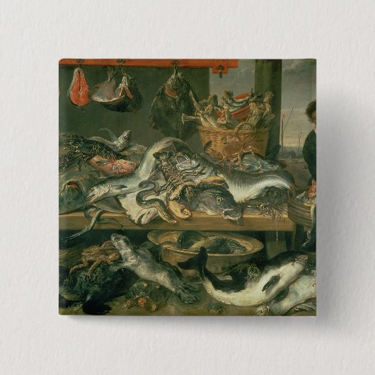 Der Fischmarkt, 1618-21 Button (Vorderseite)