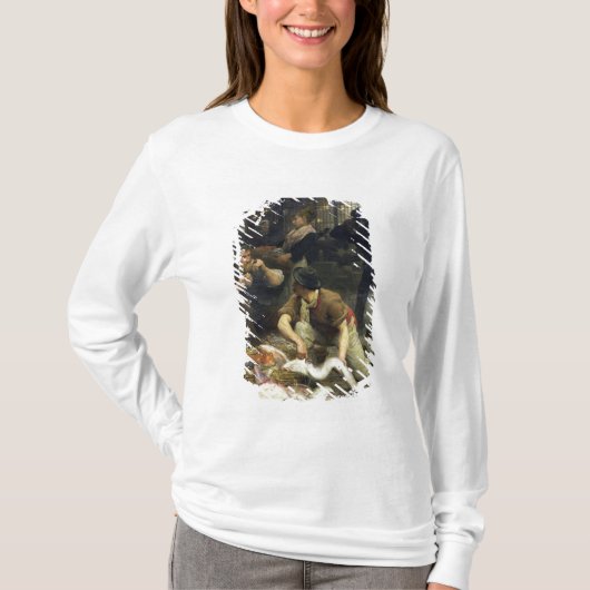 Der Fischmarkt morgens, 1880 T-Shirt (Vorderseite)