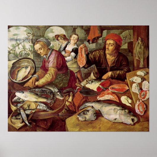 Der Fischmarkt Poster (Vorne)