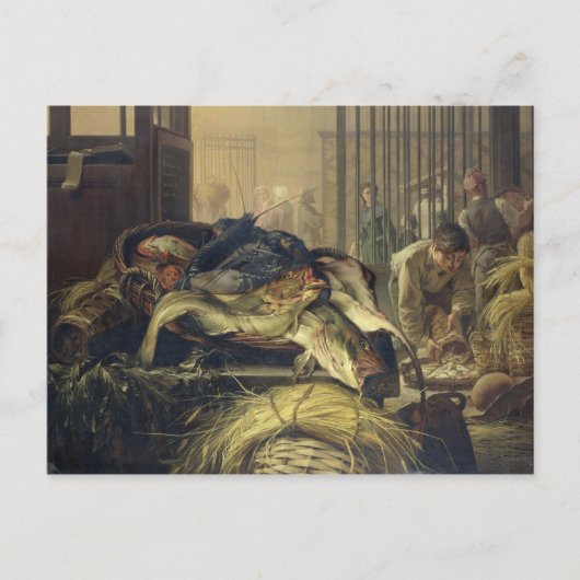 Der Fischmarkt Postkarte (Vorderseite)