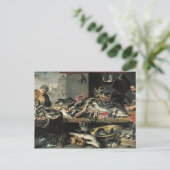Der Fischmarkt Postkarte (Stehend Vorderseite)