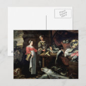 Der Fischmonger Postkarte (Vorne/Hinten)