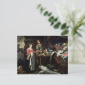 Der Fischmonger Postkarte (Stehend Vorderseite)