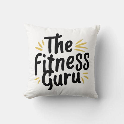 Der Fitness-Guru Kissen (Vorderseite)