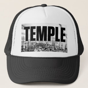 Der Fitnessraum ist mein TEMPEL - Bodybuilding Mot Truckerkappe