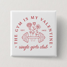 Der Fitnessraum ist mein valentiner Single Girls F Button