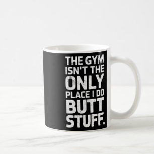 Der Fitnessraum ist nicht nur ein Ort, an dem ich  Kaffeetasse