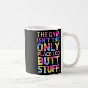 Der Fitnessraum ist nicht nur ein Ort, an dem ich Kaffeetasse