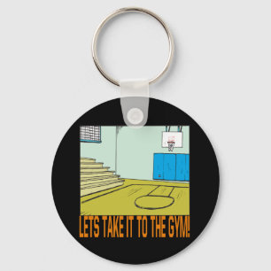 Der Fitnessraum Schlüsselanhänger