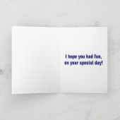 Der fitteste Typ, den ich kenne, Karte (Innenseite)