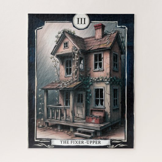 Der Fixer Oberteil - Unfertiges Biz Inside Tarot Puzzle (Vertikal)