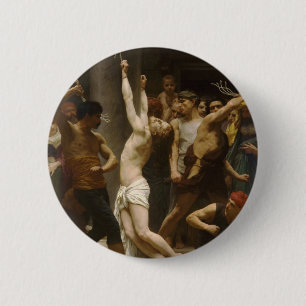 Der Flagellation unseres Lords Jesus Christus 1880 Button