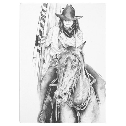 Der Flaggenträger Klemmbrett (Rückseite)