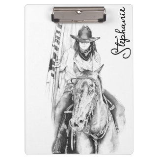 Der Flaggenträger Klemmbrett