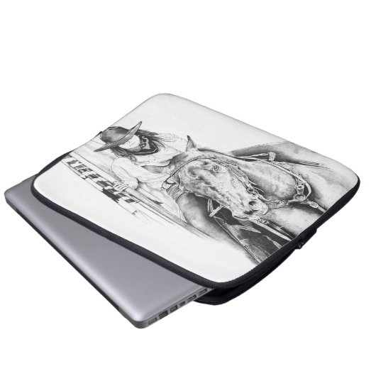 Der Flaggenträger Laptopschutzhülle (Vorne Knopf)