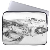Der Flaggenträger Laptopschutzhülle (Vorderseite)
