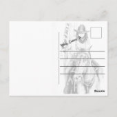 Der Flaggenträger Postkarte (Rückseite)