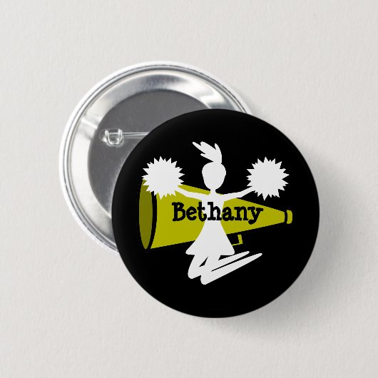 Der Flair-Knöpfe der Cheerleader Button (Vorne & Hinten)