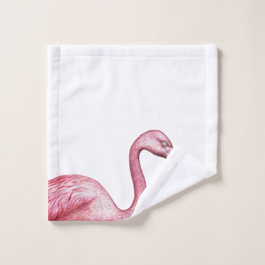 Der Flamingo Badhandtuch Set (Waschlappen)