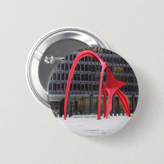 Der Flamingo Button (Vorne & Hinten)