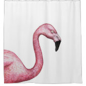 Der Flamingo Duschvorhang (Vorderseite)