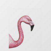 Der Flamingo Fensteraufkleber (Blatt)