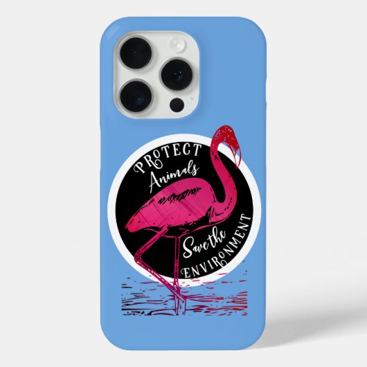 Der Flamingo-Hüter Case-Mate iPhone Hülle (Rückseite)