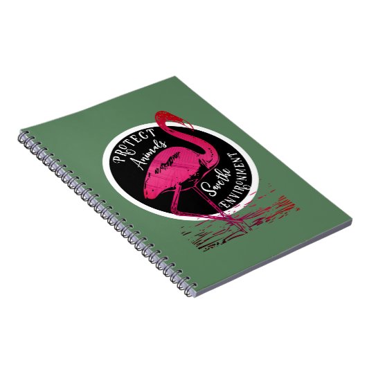 Der Flamingo-Hüter Notizblock (Rechte Seite)