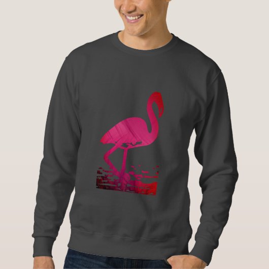 Der Flamingo-Hüter Sweatshirt (Vorderseite)