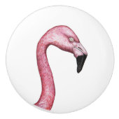 Der Flamingo Keramikknauf (Vorderseite)