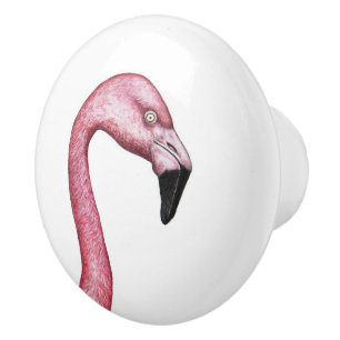 Der Flamingo Keramikknauf