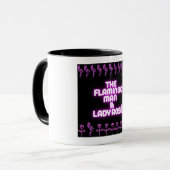 Der Flamingo Man & Lady Rosé Tasse (Vorderseite Links)