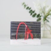 Der Flamingo Postkarte (Stehend Vorderseite)