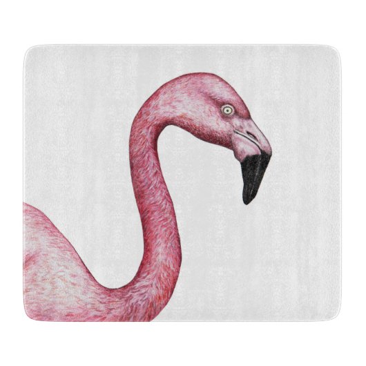 Der Flamingo Schneidebrett (Vorderseite)