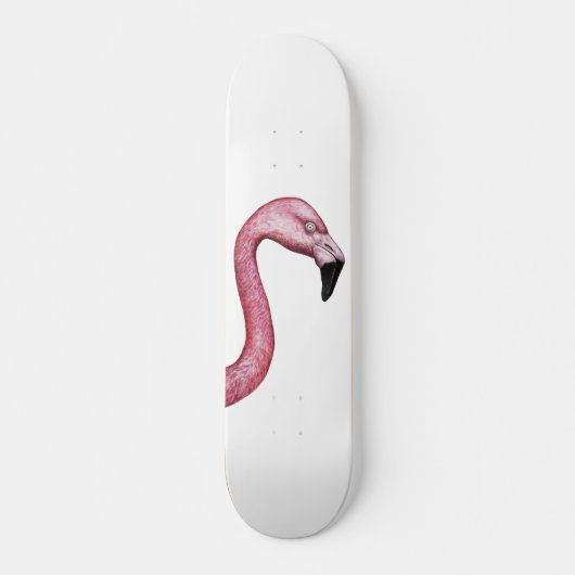 Der Flamingo Skateboard (Vorne)