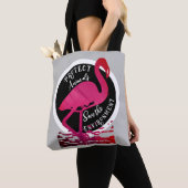 Der Flamingowächter Tasche (Von Nahem)