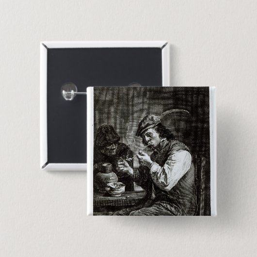 Der flämische Raucher Button (Vorne & Hinten)