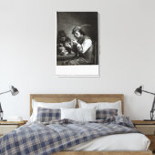 Der flämische Raucher Leinwanddruck (Insitu (Schlafzimmer))