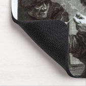 Der flämische Raucher Mousepad (Ecke)