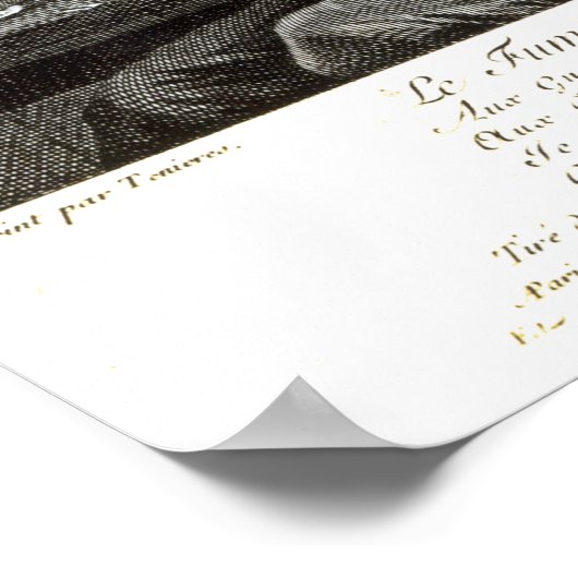 Der flämische Raucher Poster (Ecke)