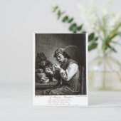 Der flämische Raucher Postkarte (Stehend Vorderseite)