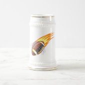 Der Flammende Fußball - Bierglas (Mittel)