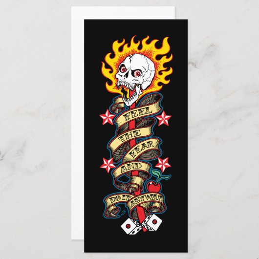 Der flammende Schädel spürt die Angst (Vorne/Hinten)