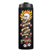 Der flammende Schädel spürt die Angst