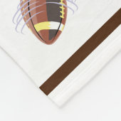 Der Flammenfußball - Fleecedecke (Ecke)