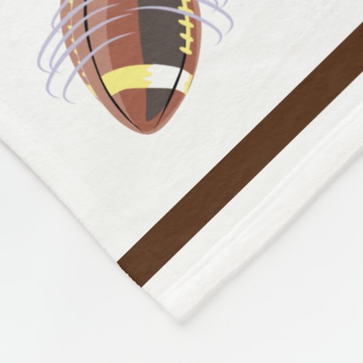 Der Flammenfußball - Fleecedecke (Ecke)